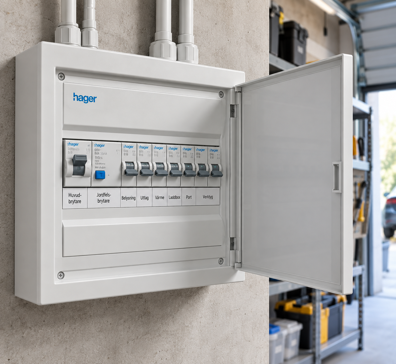 Garage / Annex Sub-Distribution Board