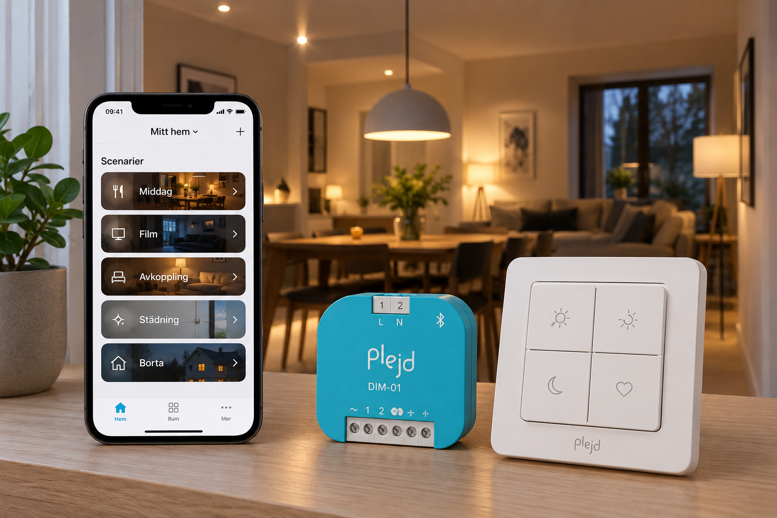 Smart Lighting Scenes & Room Control