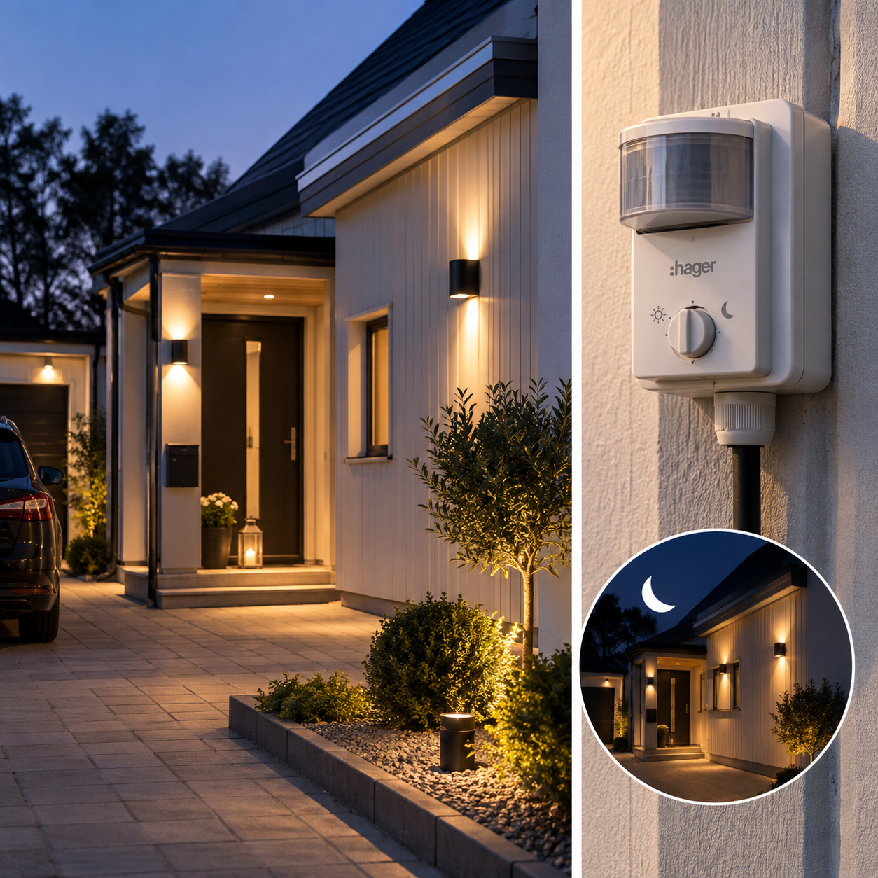 Dusk-to-Dawn Outdoor Light Control