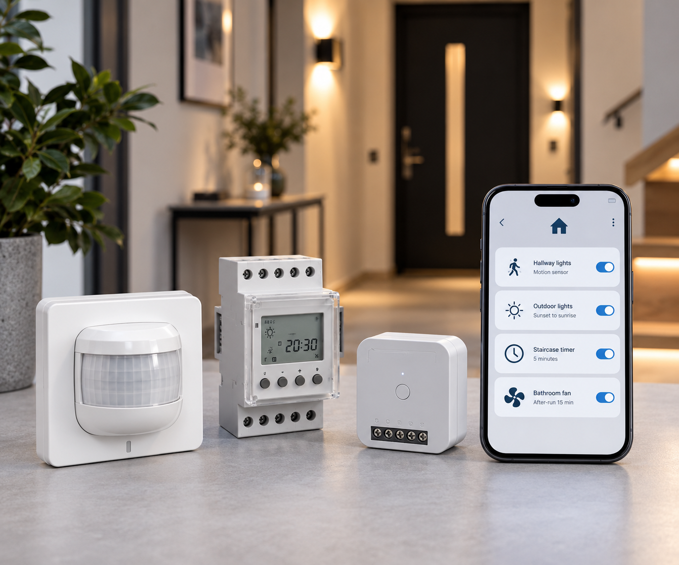 Smart Sensor & Timer Automation