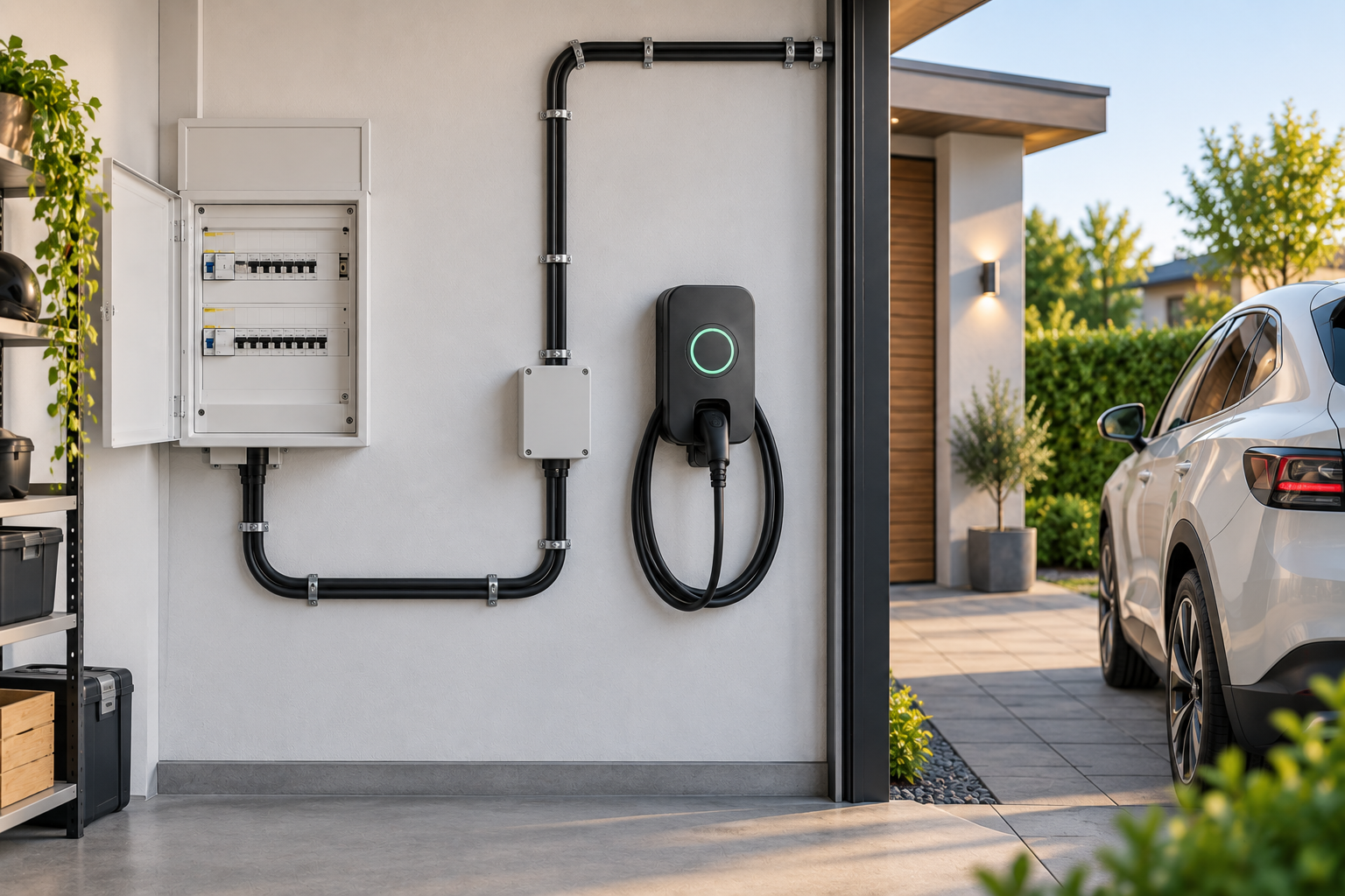 Dedicated Cable & Circuit for EV Charger