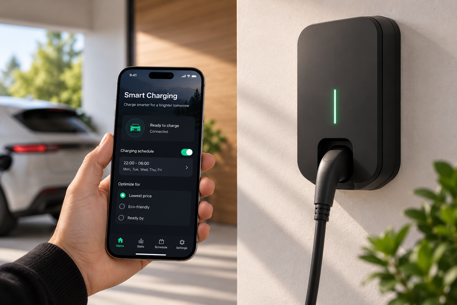 Smart Charging App & Schedule Setup